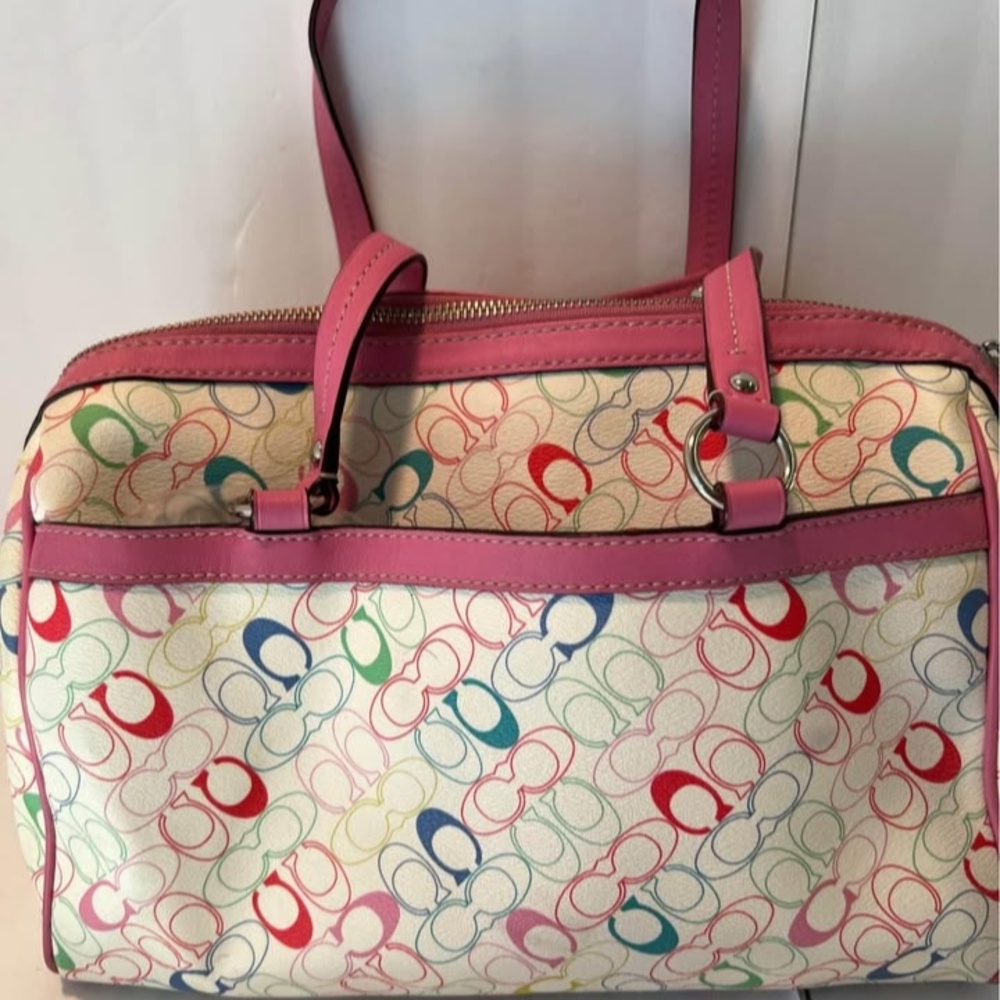 Coach Multicolor Signature Shoulder Bag - Picture 2 of 7